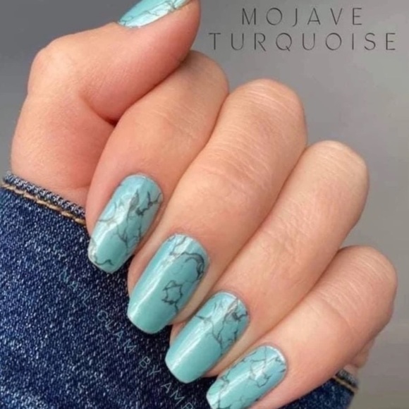 Color Street Nail Strips, New unopened pack, color is “ Mojave Turquoise” - Picture 5 of 7